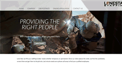 Desktop Screenshot of lonestarstaffing.net