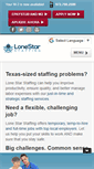 Mobile Screenshot of lonestarstaffing.biz